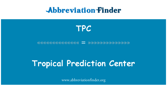 TPC: Тропический центр прогнозирования