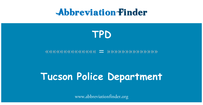 TPD: Αστυνομικό Τμήμα Tucson