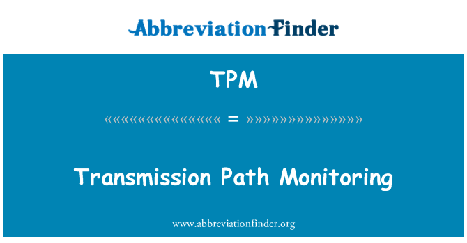 TPM: Transmissió camí de Monitorització