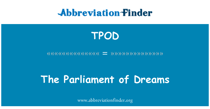 TPOD: Parlamendi unistused