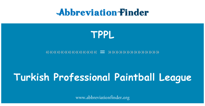TPPL: Turkiska professionell Paintball League