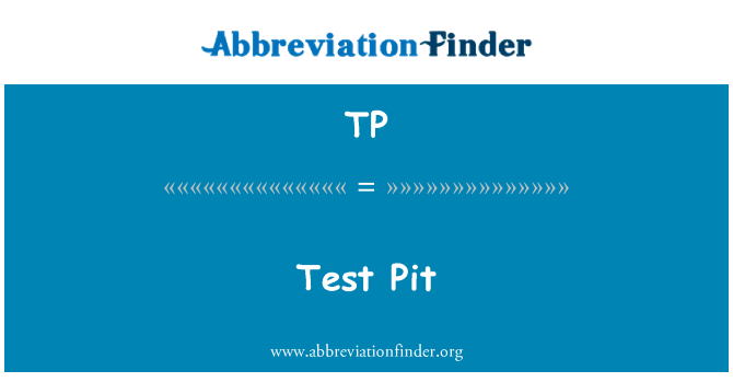 TP: Fosse de test