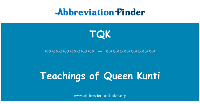 TQK: Teachings of Queen Kunti
