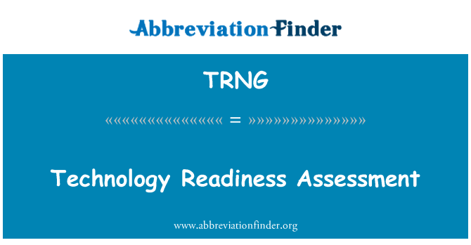 TRNG: Posouzení připravenosti na technologie