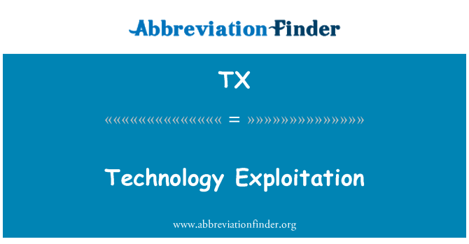 TX: 技術開發