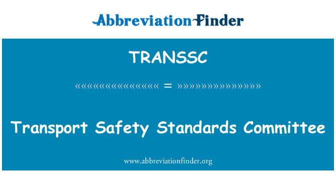 TRANSSC: Transpòte sekirite Standards komite