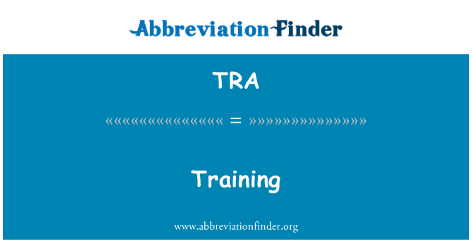 TRA: Utbildning