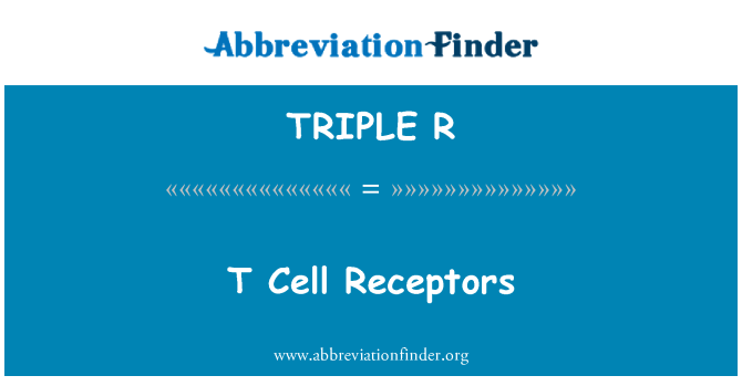 TRIPLE R: Receptores de las células T