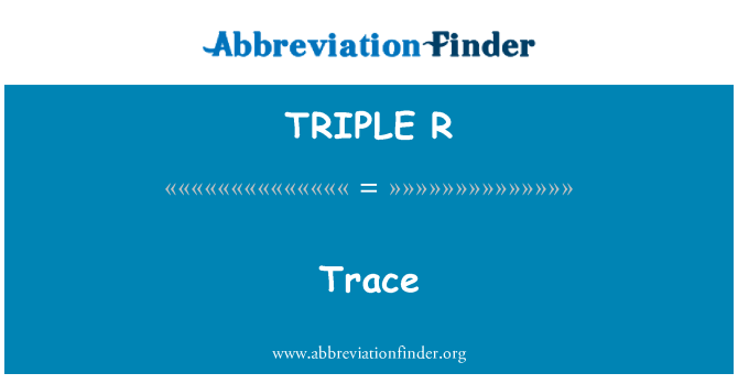 TRIPLE R: สืบค้นกลับ