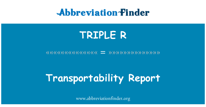TRIPLE R: Ganlyniad yr adroddiad
