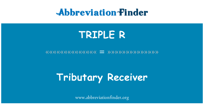 TRIPLE R: Pieteka uztvērējs
