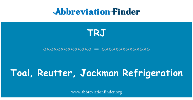 TRJ: Toal, Reutter, Jackman køling