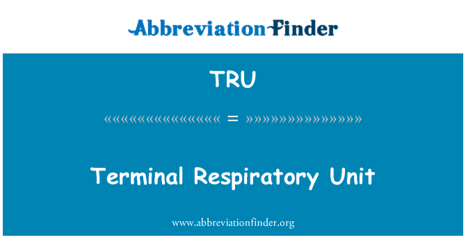 TRU: Terminal Respiratory Unit