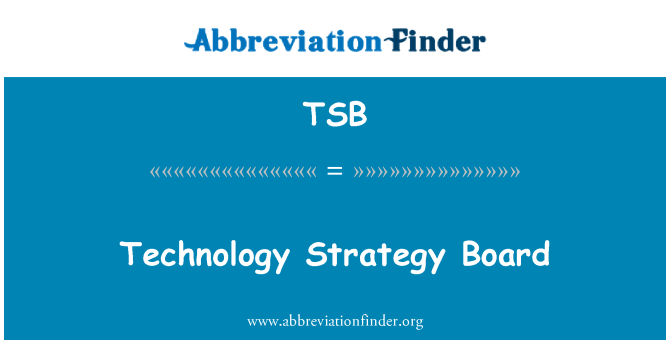 TSB: Teknoloji estrateji n. planch