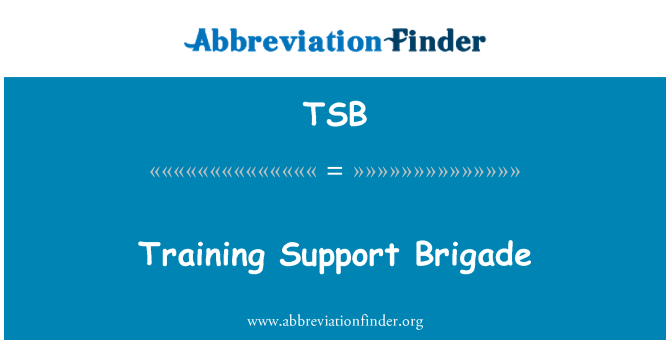 TSB: Uddannelse støtte Brigade