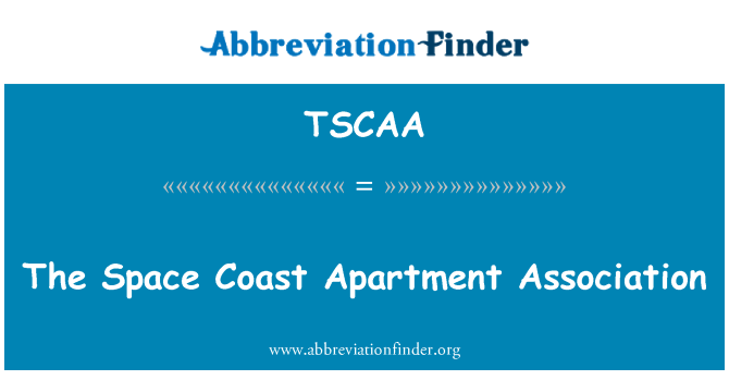 TSCAA: Asociace byt prostor pobřeží