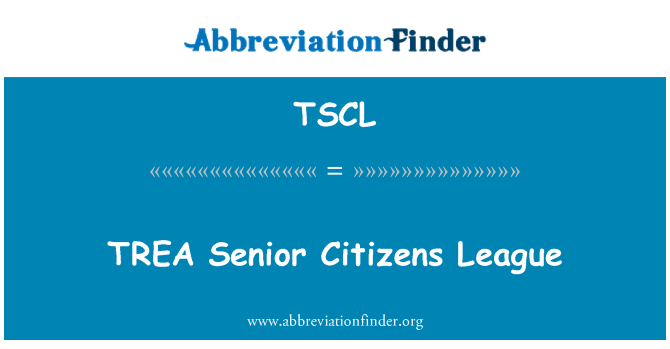 TSCL: TREA Senior Citizens League