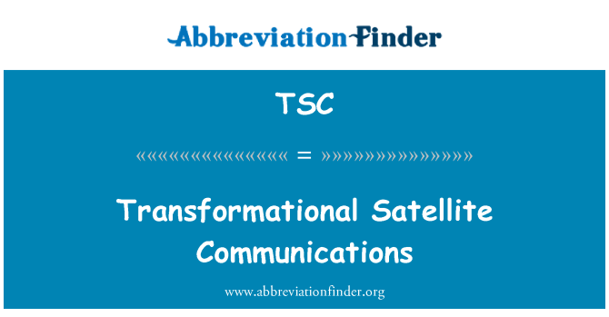 TSC: Ümberkujundava satelliitside