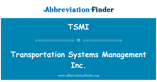 TSMI: Kuljetus Systems Management Inc.