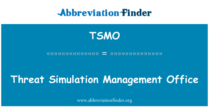 TSMO: Biwo jesyon menas Simulation