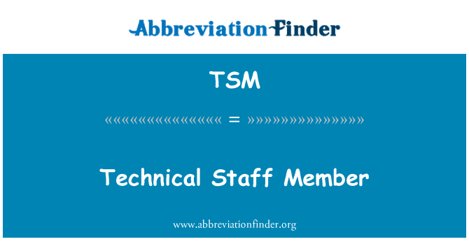 TSM: Teknik anplwaye