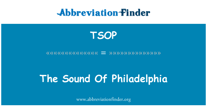 TSOP: Zvuk Philadelphie
