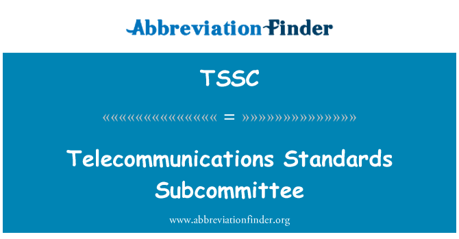 TSSC: คณะอนุกรรมการมาตรฐานโทรคมนาคม