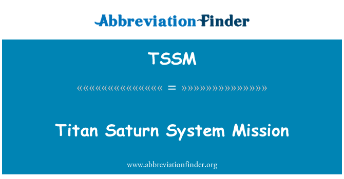 TSSM: Titan Saturn sistem poslanstvo