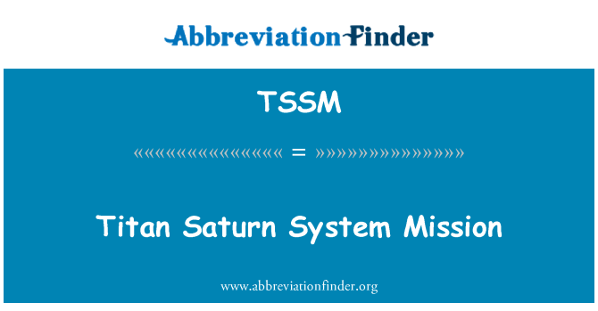 TSSM: Titan Saturn System misji