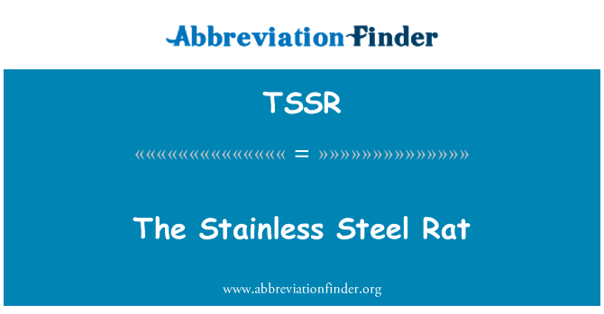 TSSR: Il-far tal-istainless Steel