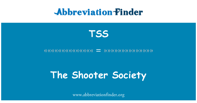 TSS: Masyarakat penembak