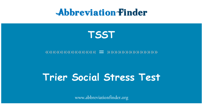 TSST: Trier sosyal tèt chaje tès
