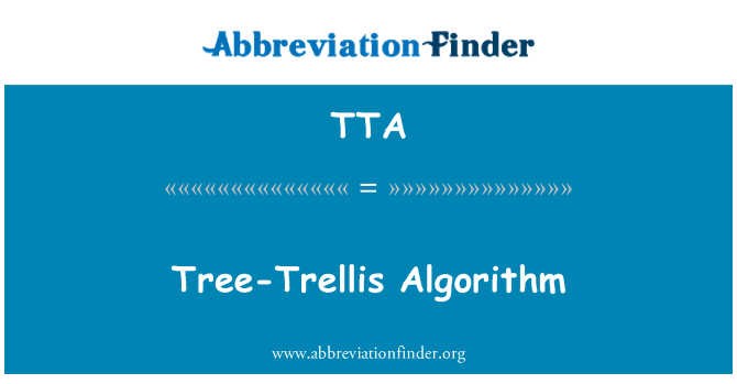 TTA: Algoritma pohon-teralis