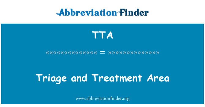 TTA: Διαλογή και τη θεραπεία περιοχή