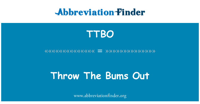 TTBO: Voye Bums yo