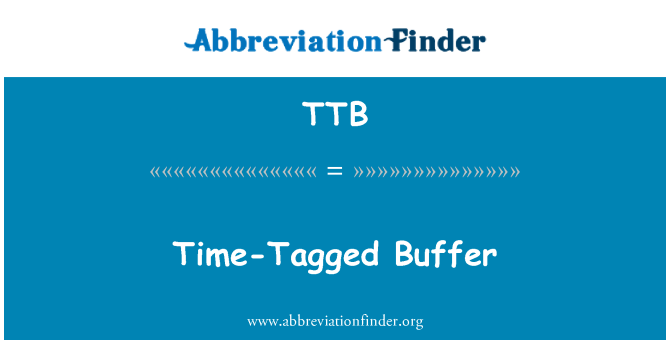 TTB: Time-Tagged Buffer