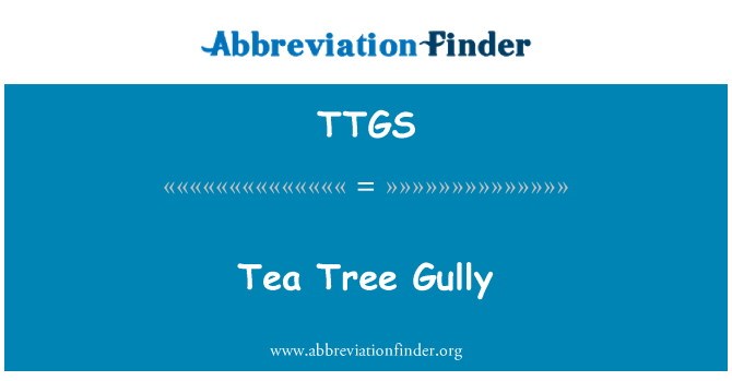 TTGS: Tea Tree Gully