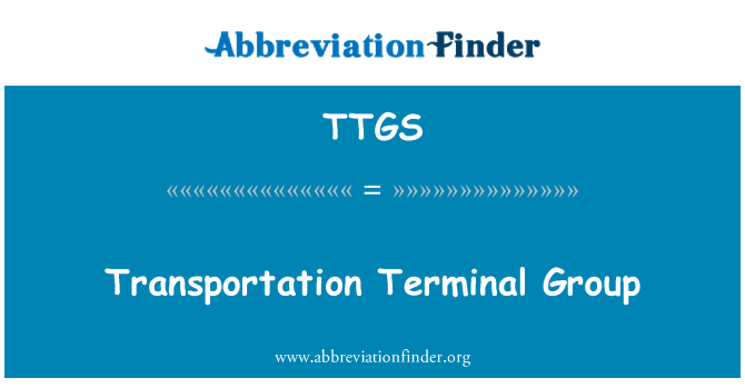 TTGS: Grupa Terminal transport