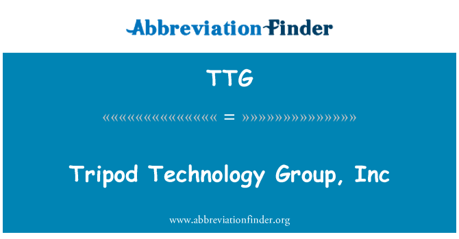TTG: Tripé tecnologia Group, Inc