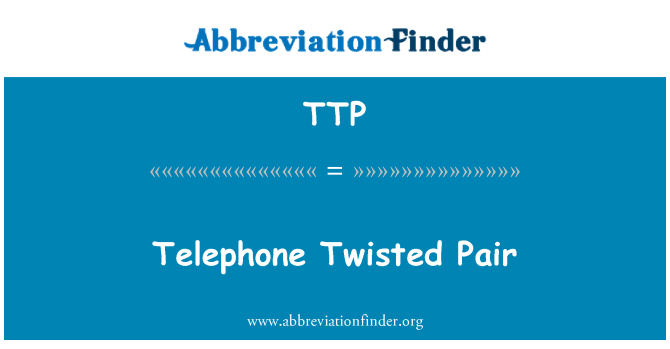 TTP: Telepon Twisted Pair
