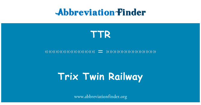TTR: Kereta Trix Twin