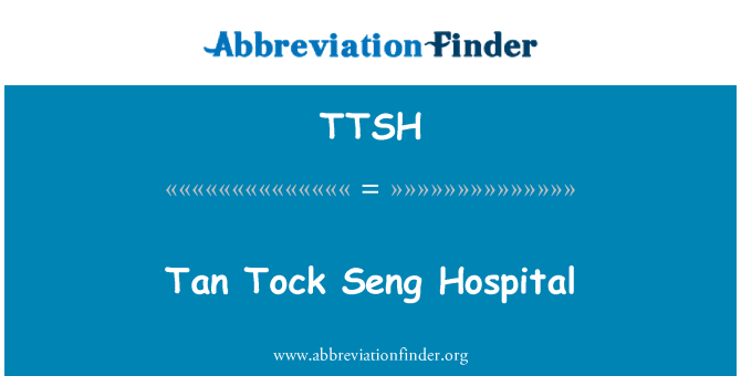 TTSH: Bwonze Tock Seng lopital