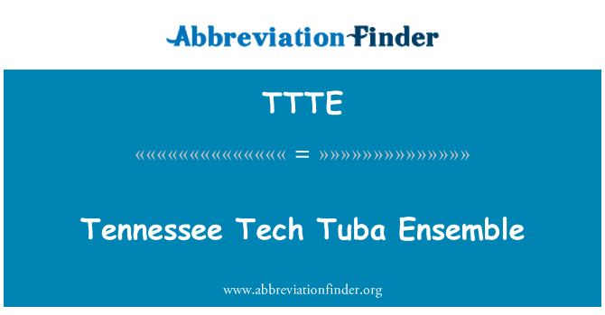 TTTE: Tennessee teknoloji Tuba Ensemble