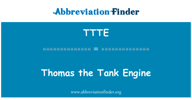 TTTE: Thomas מנוע הטנק