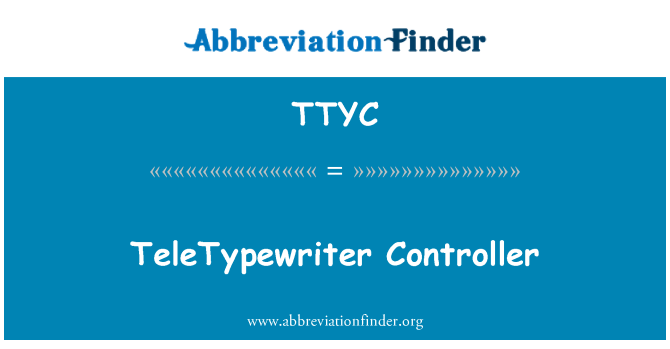TTYC: Controlador de teletipo