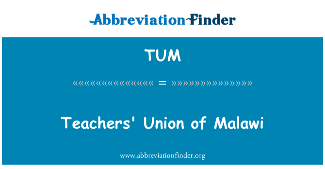 TUM: Odborový zväz pracovníkov Malawi