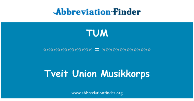 TUM: Tveit Unión Musikkorps