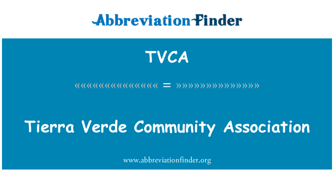 TVCA: Tierra Verde kominote asosyasyon
