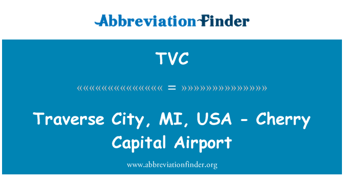 TVC: Traverse City, MI, EEUU - Cherry Capital Airport
