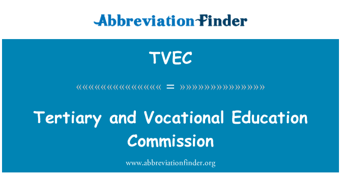 TVEC: Tertiäre und berufliche Bildung-Kommission